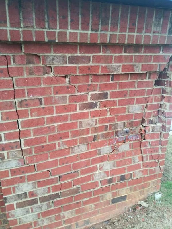 Cracked Brick And Mortar Repair