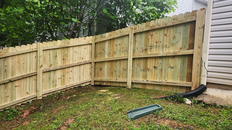 Wood Privacy Fence