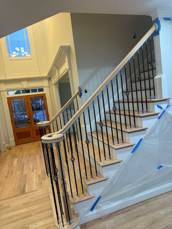 Hand rail refinishing