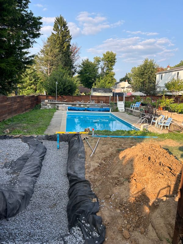 Outdoor French Drains