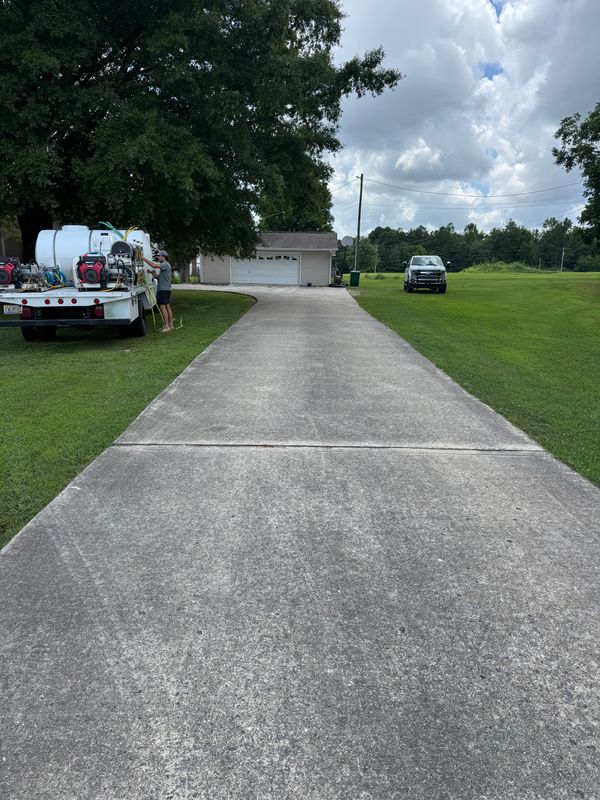 Driveway and Sidewalk Cleaning