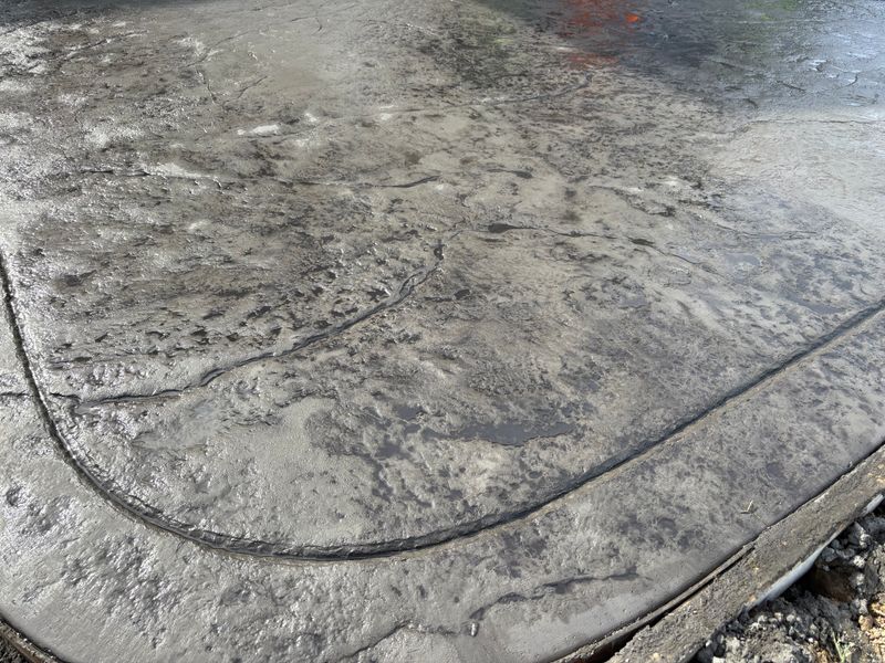 Stamped Concrete Installation
