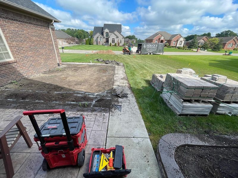 Sod and grading 