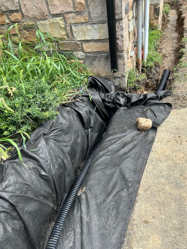 Outdoor French Drains