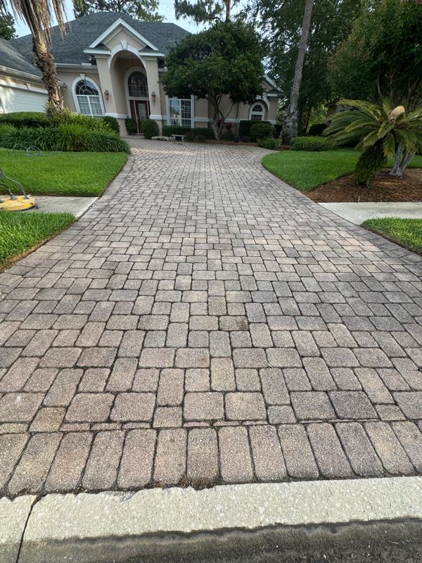 "Revitalizing Curb Appeal: Expert Pressure Washing  & Paver Sealing by Patriotic Pressure Washing & Paver Sealing"