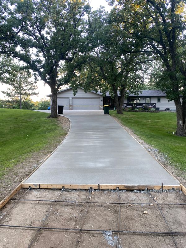 Patio and Driveways