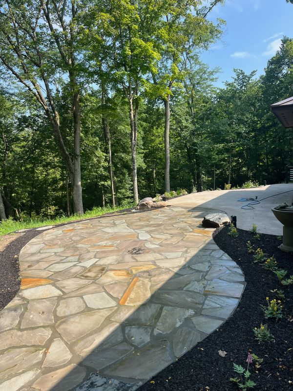 Flagstone Installation