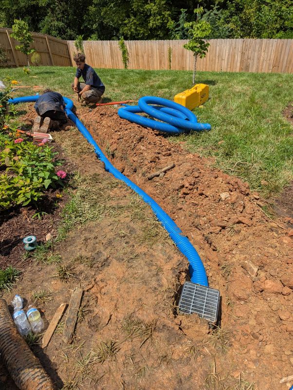 Lawn Drainage - Charlotte, NC