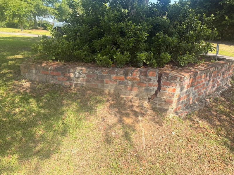 Cracked Brick and Mortar Repair