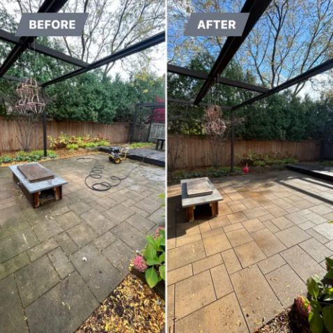 Interlock Pressure Washing & Re-Sanding