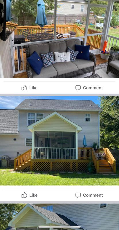 Screen Porch Installation