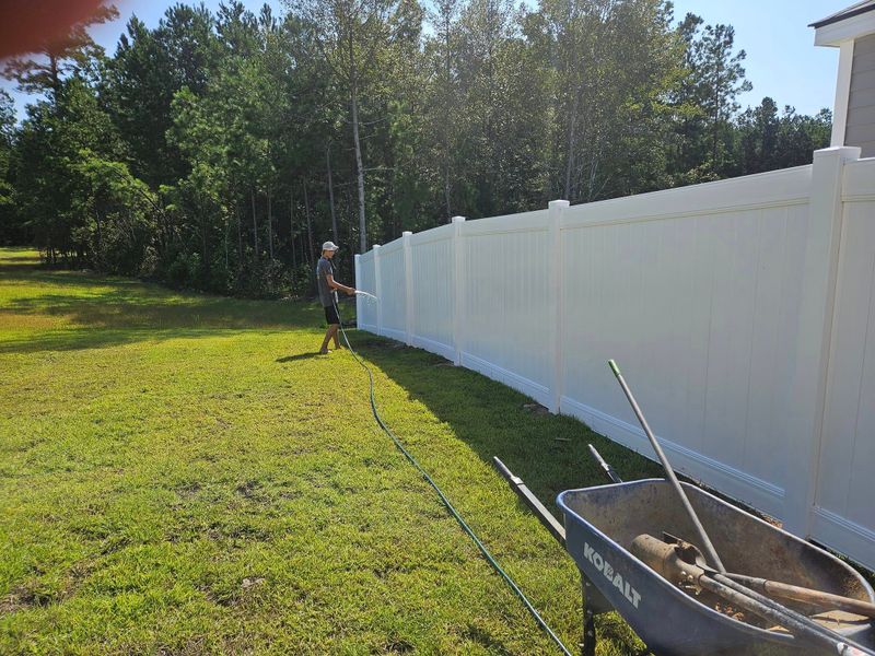 White Vinyl Fences