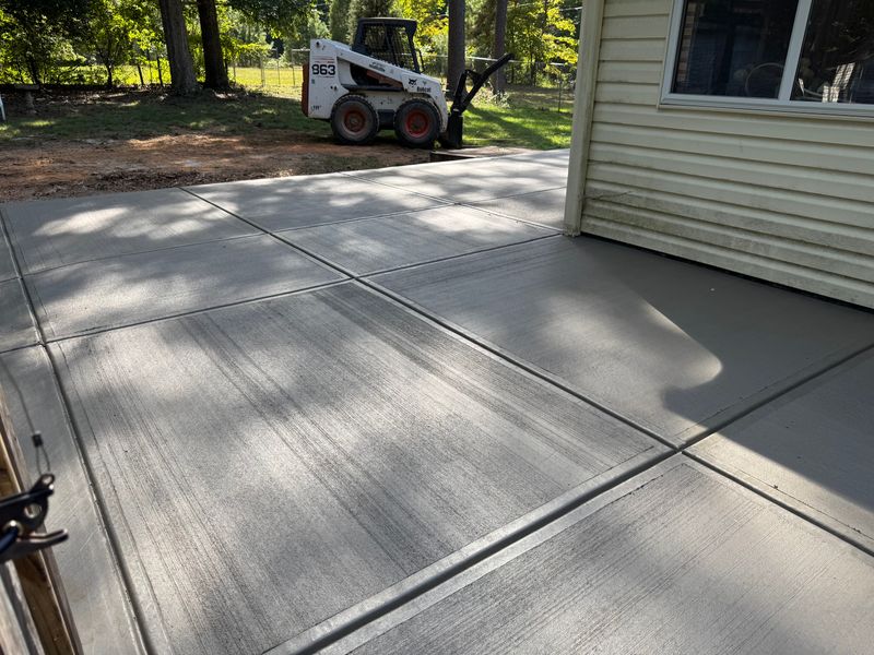Concrete driveways
