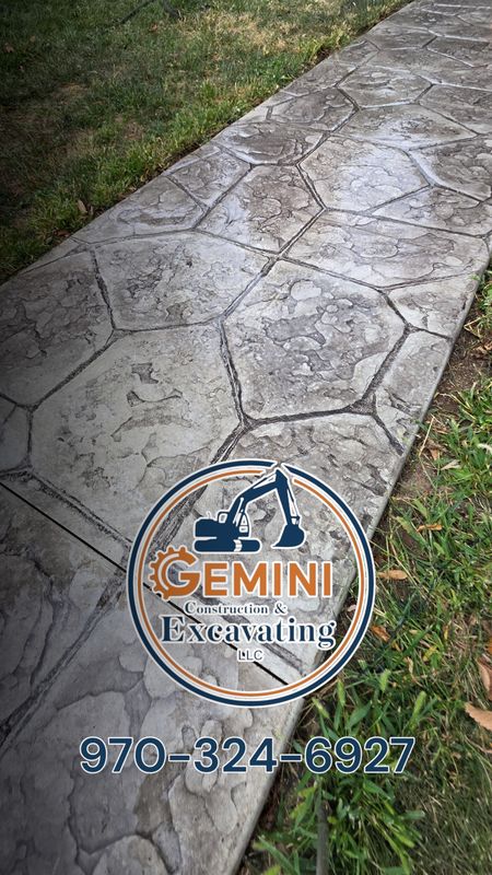 Stamped Concrete Installation