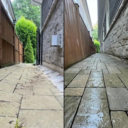 Interlock Pressure Washing & Re-Sanding