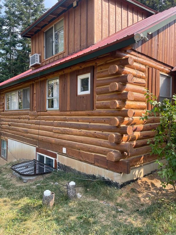 Log Homes Refinishing