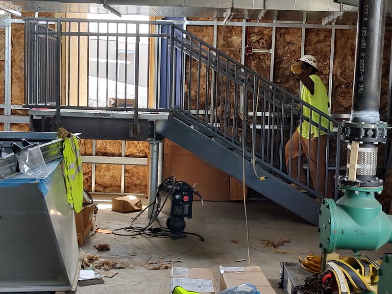Structural Stair and Rail Erecting