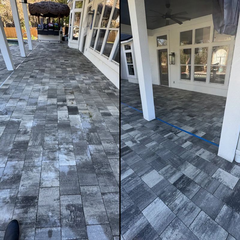 Paver Sealing gallery