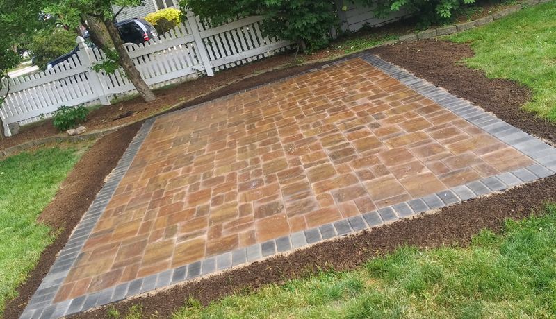 Paver Porch & Step Installation