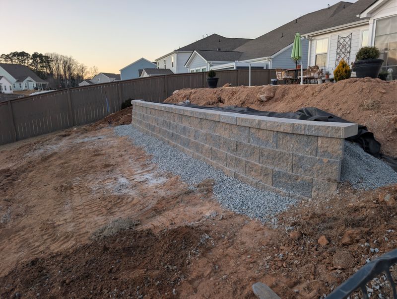 Retaining Wall Construction