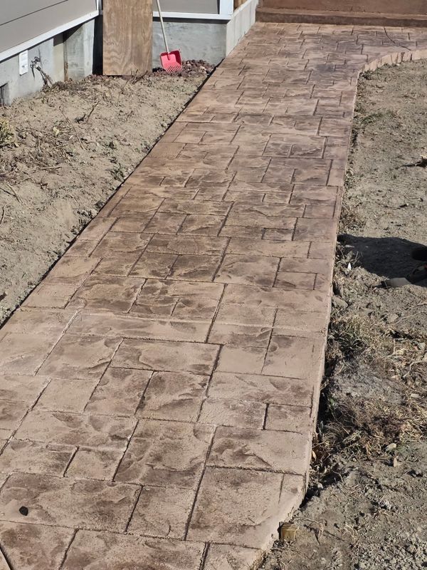 Stamped Concrete Installation