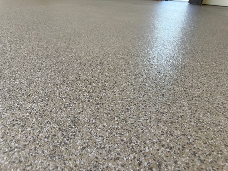Terrazzo flooring