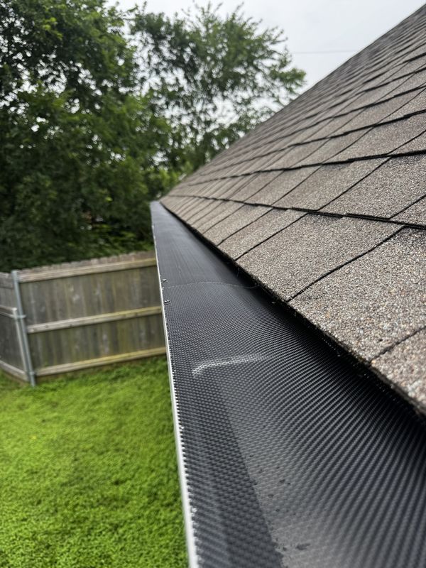 One Gutter Guard Installation