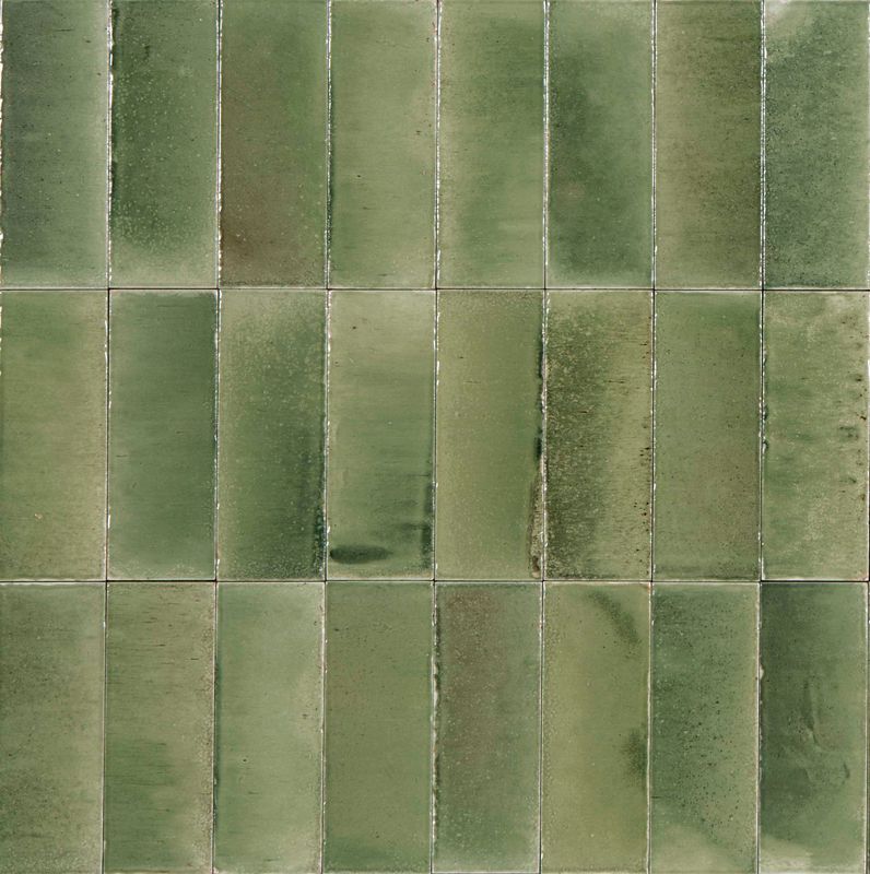 Wall tile wood look japandi design