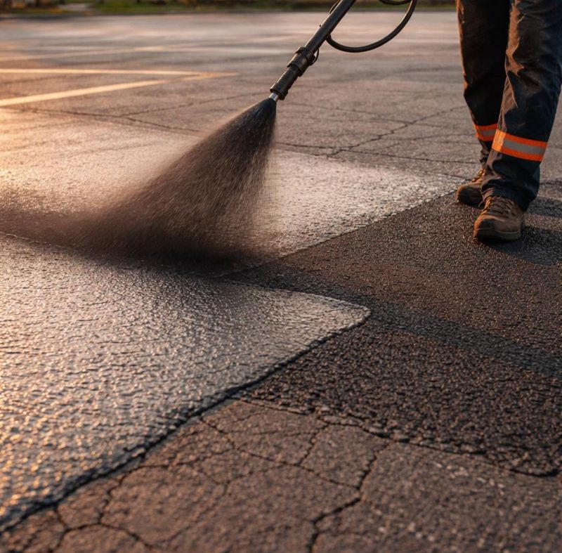 Commercial Asphalt Sealing