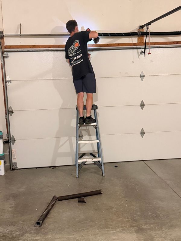 Broken Garage Door Spring Replaced and Back in Action