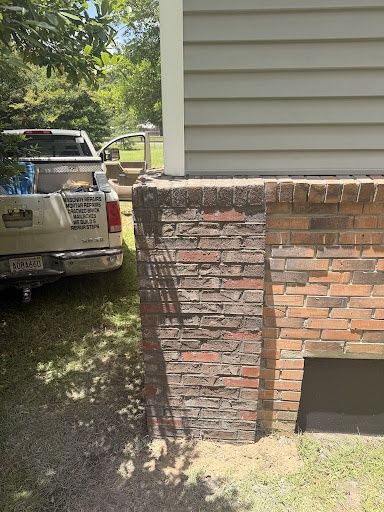 Cracked Brick And Mortar Repair