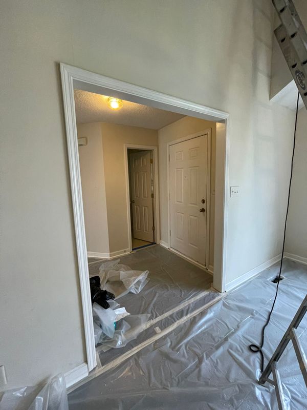 Pop corn roof removal and general interior painting Clarksville TN