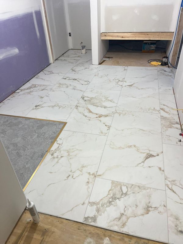 Tile installation