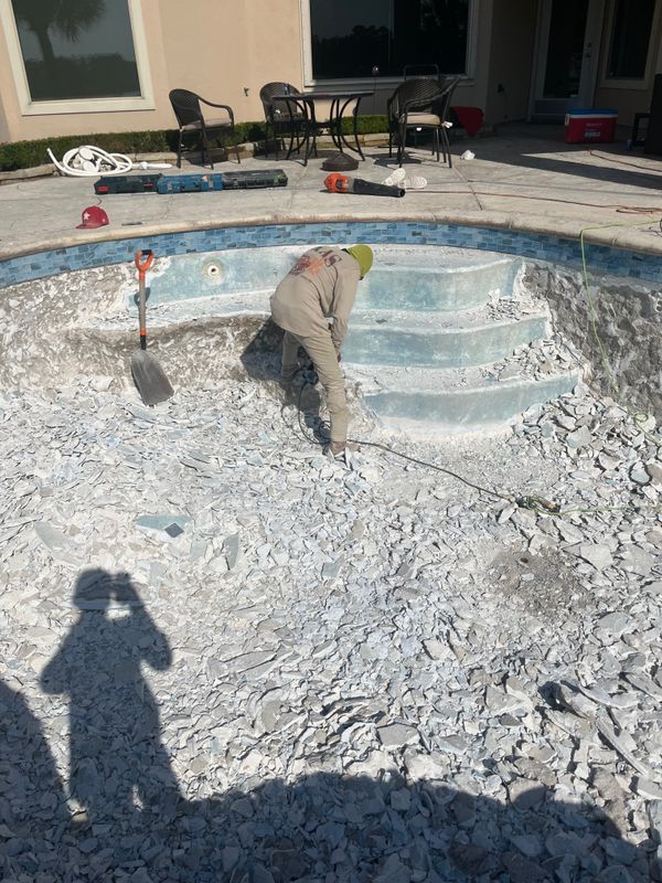 Pool Tile Replacement