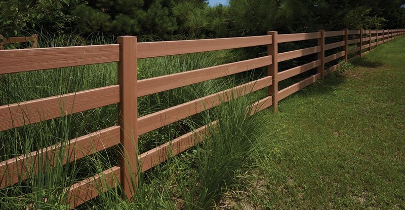 Wooden fencing