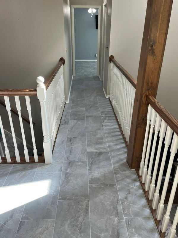 Tile installation