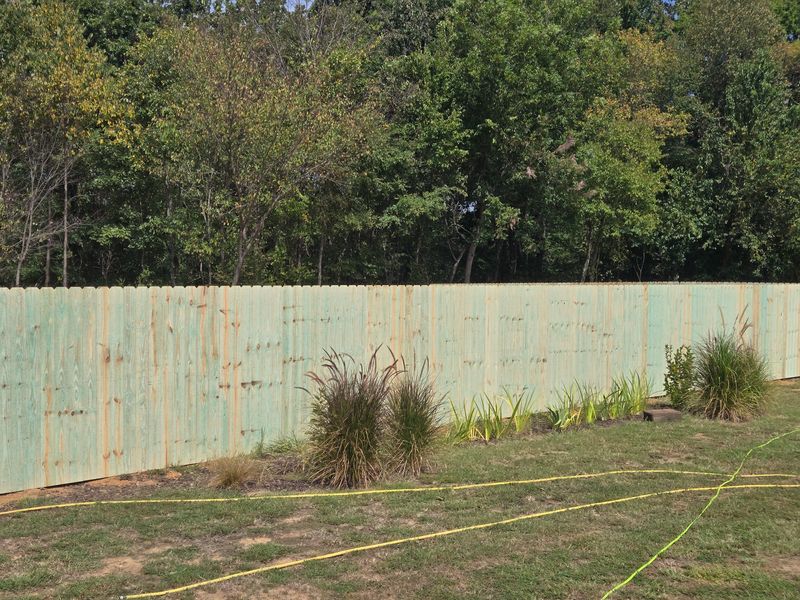 Cedar Privacy Fence Installation