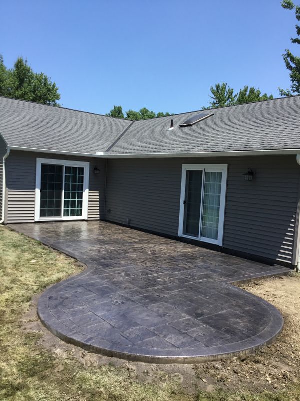 Stamped Concrete Installation