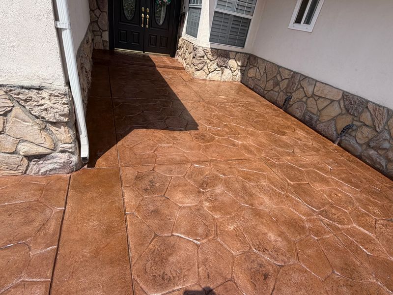 Stamped Concrete Installation