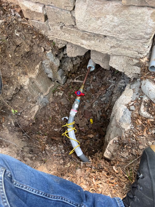 Gas lines 