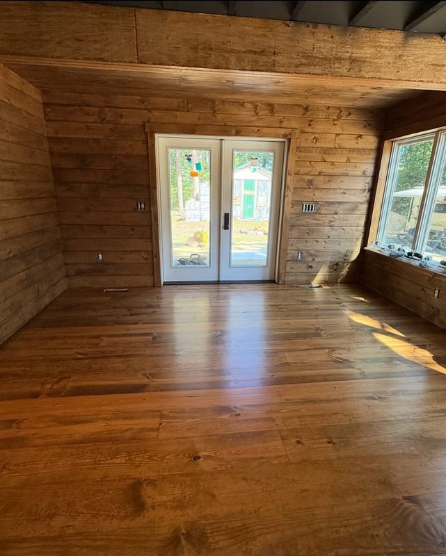 Pine Flooring Refinish