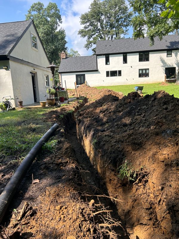 Outdoor French Drains