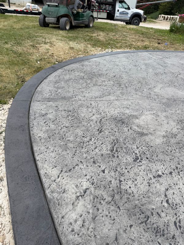 Stamped Concrete Installation