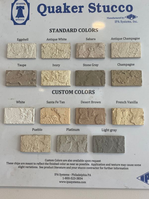 Stucco/Dryvit