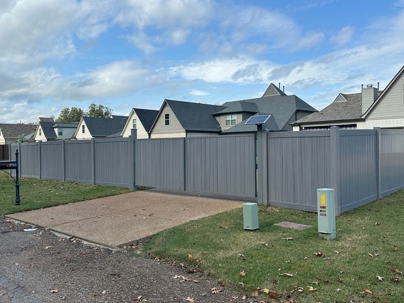 Vinyl fences