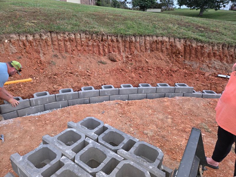 Retaining Wall Construction