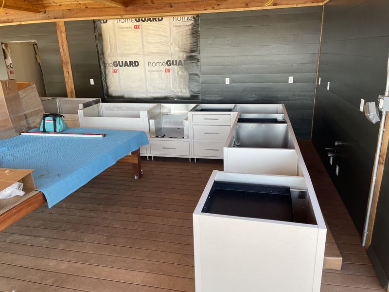Outdoor Kitchen Construction