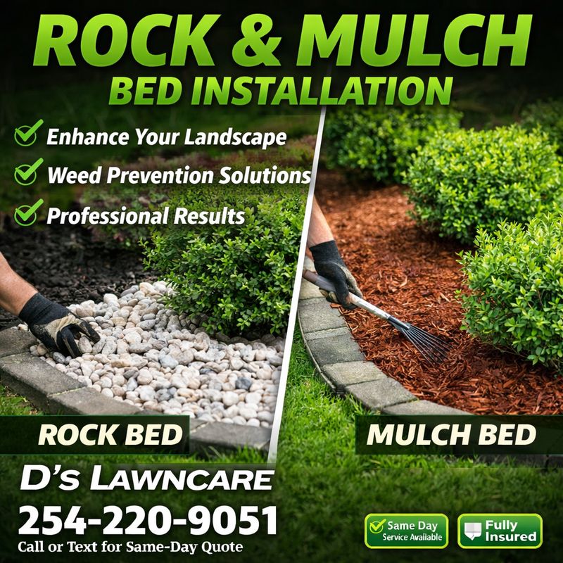 Mulch Beds/Rock beds