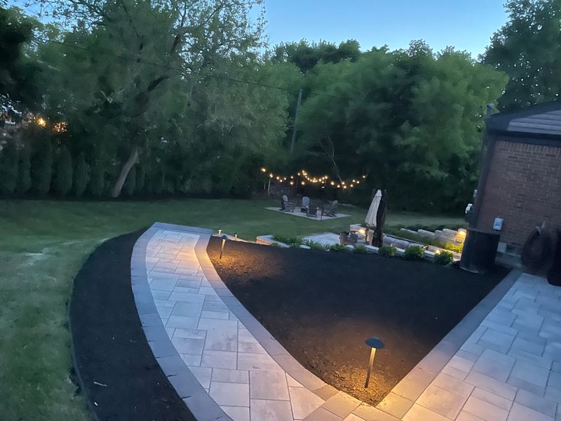 Farmington Hills Backyard Transformation: Outdoor Living and Cozy Evening Retreat
