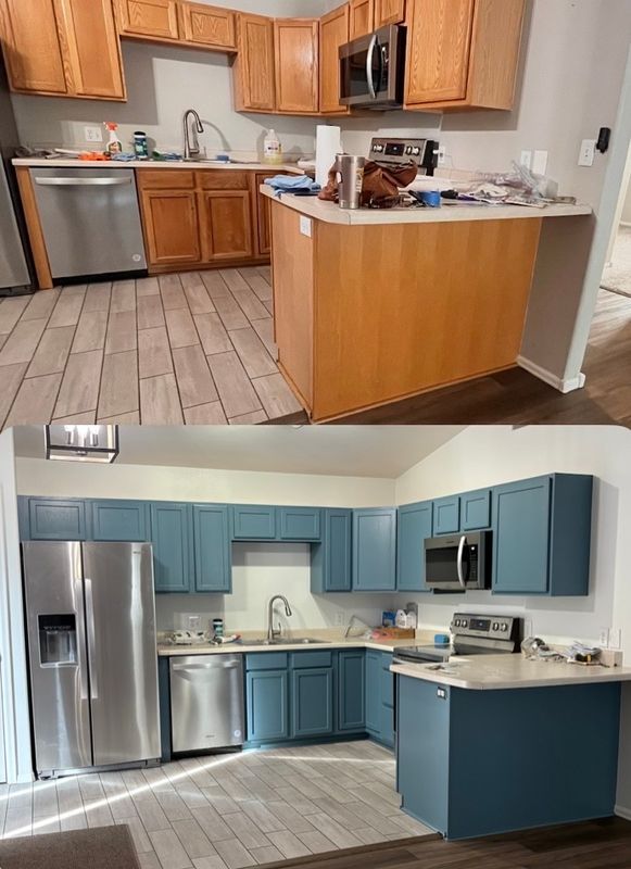 Kitchen Cabinet Refinishing